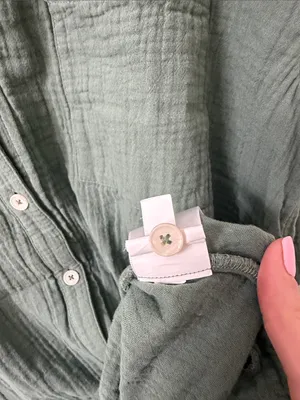 Madewell Lightestspun Cover-Up Maxi Shirtdress Sage Green Medium thumbnail 9