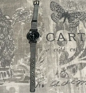 Cute silver watch Black thumbnail 3