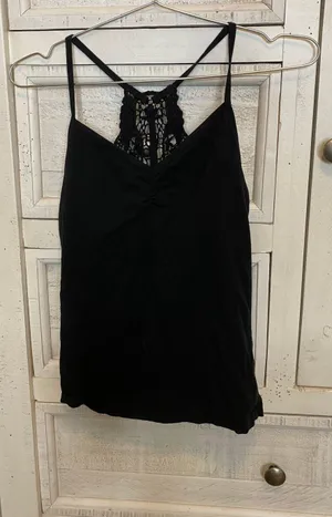 Cami NYC Black Lace Tank Top thumbnail 1