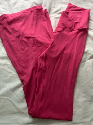 Aerie Pink Super Flare Leggings thumbnail 1