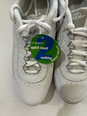 Easy Spirit women’s White Lace-Up Athletic Sneakers thumbnail 2