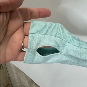 Lululemon Light‎ Blue Long Sleeve Sweater thumbnail 5