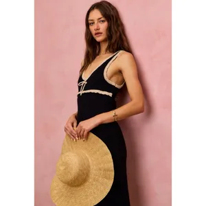 SO ME Knit Sweater Maxi Sleeveless Bodycon Resort Dress - Medium thumbnail 5