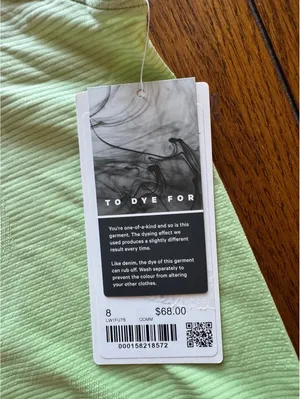 Lululemon Swiftly Tech Scoopneck Tank 2.0 Race Ombré Dye Matcha Size 8 NWT thumbnail 4