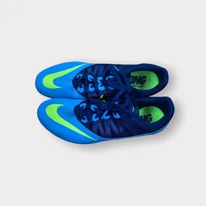 Nike Blue Racing Cleats Women Sneakers Size 9 thumbnail 2