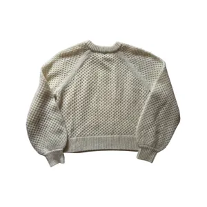 Joie Cream Alpaca Wool Blend Textured Sweater XS thumbnail 9