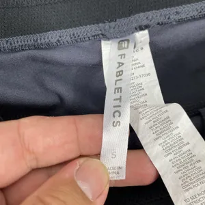 Fabletics Pants Womens Small Charcoal Gray Zip Ankle Slim Jogger Pockets Stretch thumbnail 7