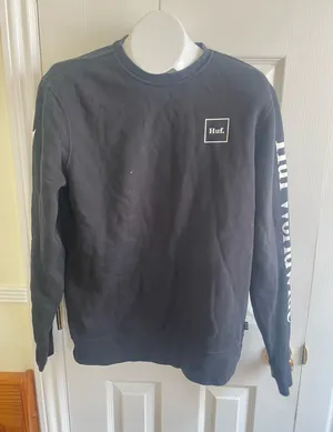 Huf Crewneck Sweaters Gray Size M thumbnail 1