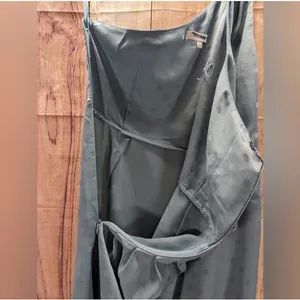 Favorite Daughter The Singles Table One Shoulder Maxi‎ Dress Blue Dot Size 6 thumbnail 8