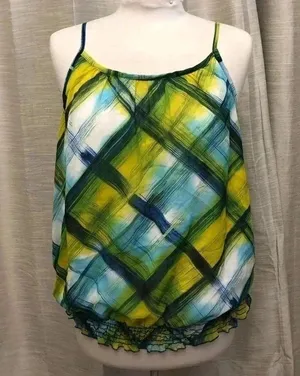 THX Spaghetti Strap Blouse XL Yellow thumbnail 1