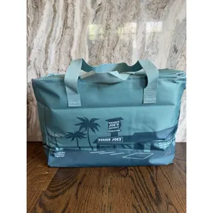 Trader Joe's Cooler Bag Teal Green Large Insulated NEW 8 gal Ships Quick thumbnail 2