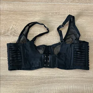 Victoria's Secret Black Sheer Underwire Bra thumbnail 4