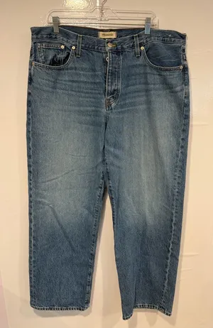 Madewell Low Slung Straight button‎ fly jeans thumbnail 1