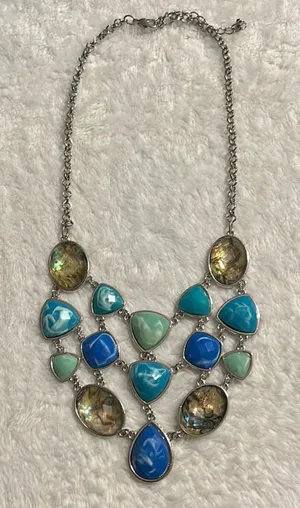 Fashion Costume Jewelry Statement Necklace thumbnail 1