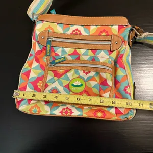 Vera Bradley Lily Bloom‎ Colorful Geometric Crossbody Bag thumbnail 2