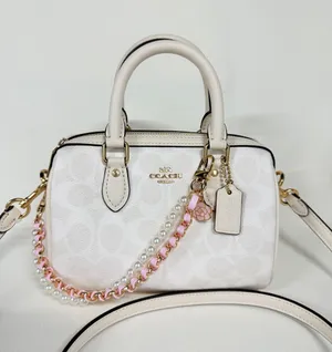 coach Mini Rowan Crossbody in signature canvas cw329 thumbnail 1
