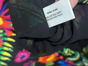 Violet + Claire black floral tank top size medium thumbnail 6