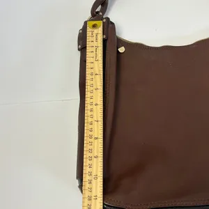 Kate Spade New‎ York Leather Hobo Shoulder Bag Purse Brown Gold Tone Hardware thumbnail 16