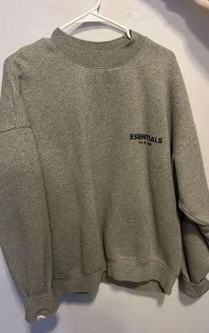 Essentials Hoodie Gray Size M thumbnail 1