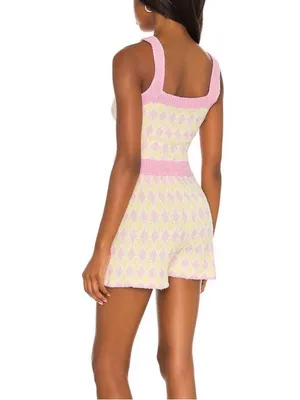 NWT Free People Dream‎ Diamondd shorts romper size large thumbnail 2