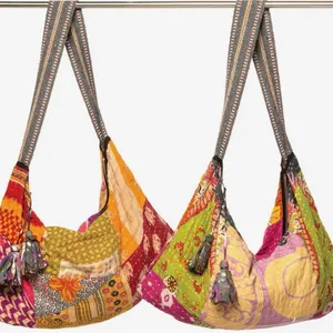 Kantha hobo Bag Red thumbnail 5