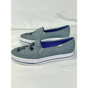 Minnie Mouse Keds Sneakers Blue Chambray Triple Decker Sz 10 Disney Slip-On thumbnail 3