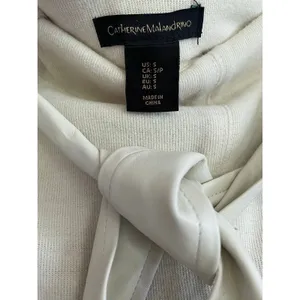 Catherine Malandrino Cream Knit Midi Skirt Size Small thumbnail 5