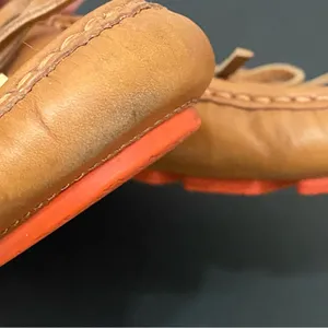 TORY BURCH Ashby Royal Tan Leather Loafers Driving Shoes Size 7 thumbnail 13