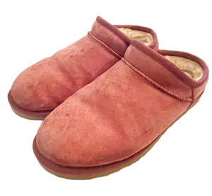 UGG‎ Size 9 Rust Red Short Classic Water Resistant Slipper Boot Slip On thumbnail 1