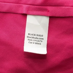 Black Halo. Pike High Neck Drape Front‎ Mini Dress. thumbnail 10