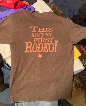 Rodeo Tee Brown Size M thumbnail 1