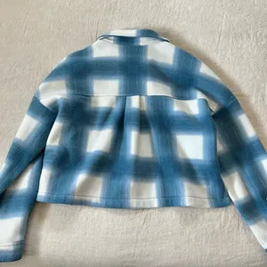 Abound Cropped Plaid Shacket thumbnail 3