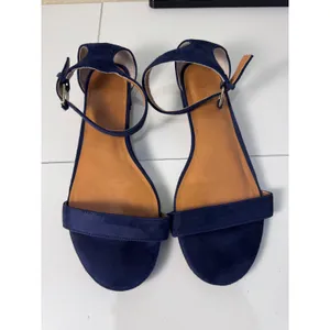 J Crew Hadley Suede Ankle Strap Leather Sandals Size 8.5‎ Minimalist Classic thumbnail 2