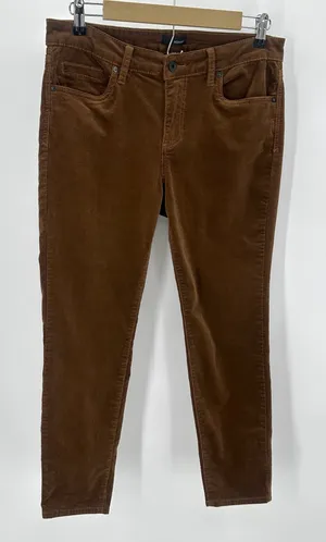 EDYSON Corduroy Pants Women’s 30P Petite Brown HAMPTON Skinny Fine Wale Classic thumbnail 1