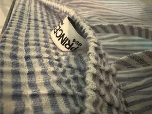 Princess Polly Blue & White Striped Wide Leg Pants ✨ thumbnail 3