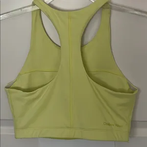 Outdoor Voices Yellow High Neck Sports Bra Medium Activewear Workout thumbnail 4
