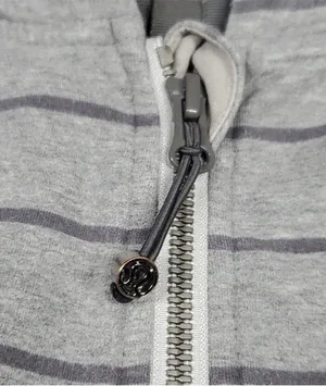 Lululemon striped full zip hoodie size 4 thumbnail 2