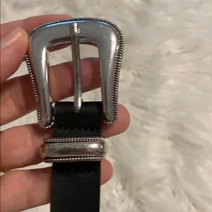 ZARA Women’s Black Belt size 32” length 46”condition very good see all photos thumbnail 2