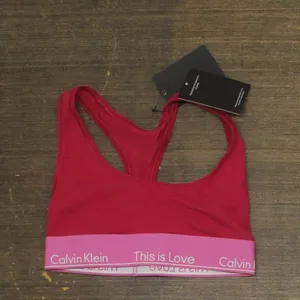 NWT Calvin Klein Womens Pride This Is Love Tonal Unlined Bralette Persian Red XS thumbnail 3
