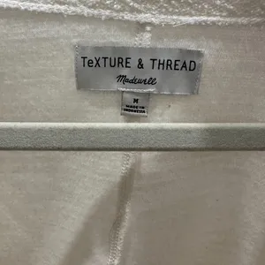 Madewell Ivory Wrap-tie Top thumbnail 5