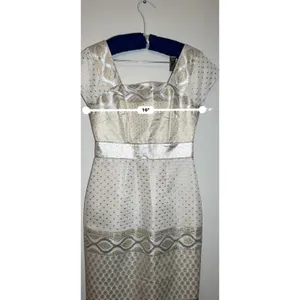Marchesa Voyage Arabian Stars Align Ivory Sheath Formal Dress Women’s 4 thumbnail 7