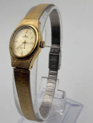 Elegant Vintage Lorus Quartz Cocktail Watch - Gold Tone Working New Battery thumbnail 1