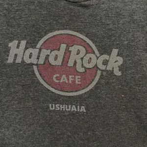 Hard Rock Cafe Burnout Ushuaia Dark Grey T-Shirt thumbnail 4