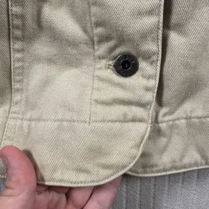 L.L.Bean Women’s Petite XL Jacket Khaki Brown Canvas Utility Field Coat thumbnail 3