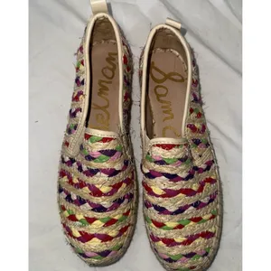Sam Edelman Carrin Espadrille Platform Shoes Womens Size 8 Slip On Multicolor thumbnail 3
