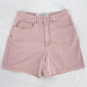 Gloria Vanderbilt Vintage Baby Pink Pastel High Rise Jean Shorts Retro Denim 12 thumbnail 1