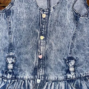 Sister vintage M acid wash sleeveless fit & flare denim top thumbnail 5