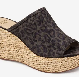 Johnston & Murphy Addy Leopard Print Wedge Mule Size 7 Women's thumbnail 1