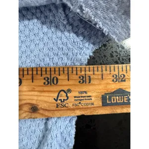 We The Free Free People Light Blue Waffle Knit Oversized Pullover Top XL thumbnail 6