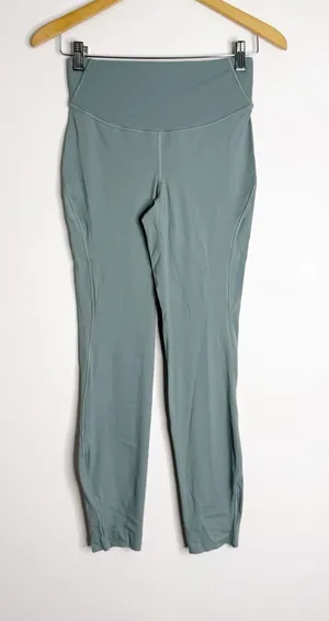 Lululemon In Movement Tights Size 6 Teal 25” Leggings Everlux thumbnail 1